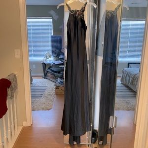 La Femme black evening gown